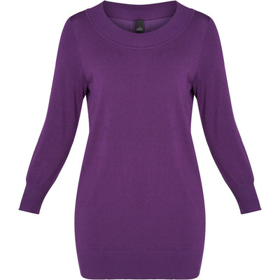 Adia ADAlberthe Knit Dress 1217 Purple
