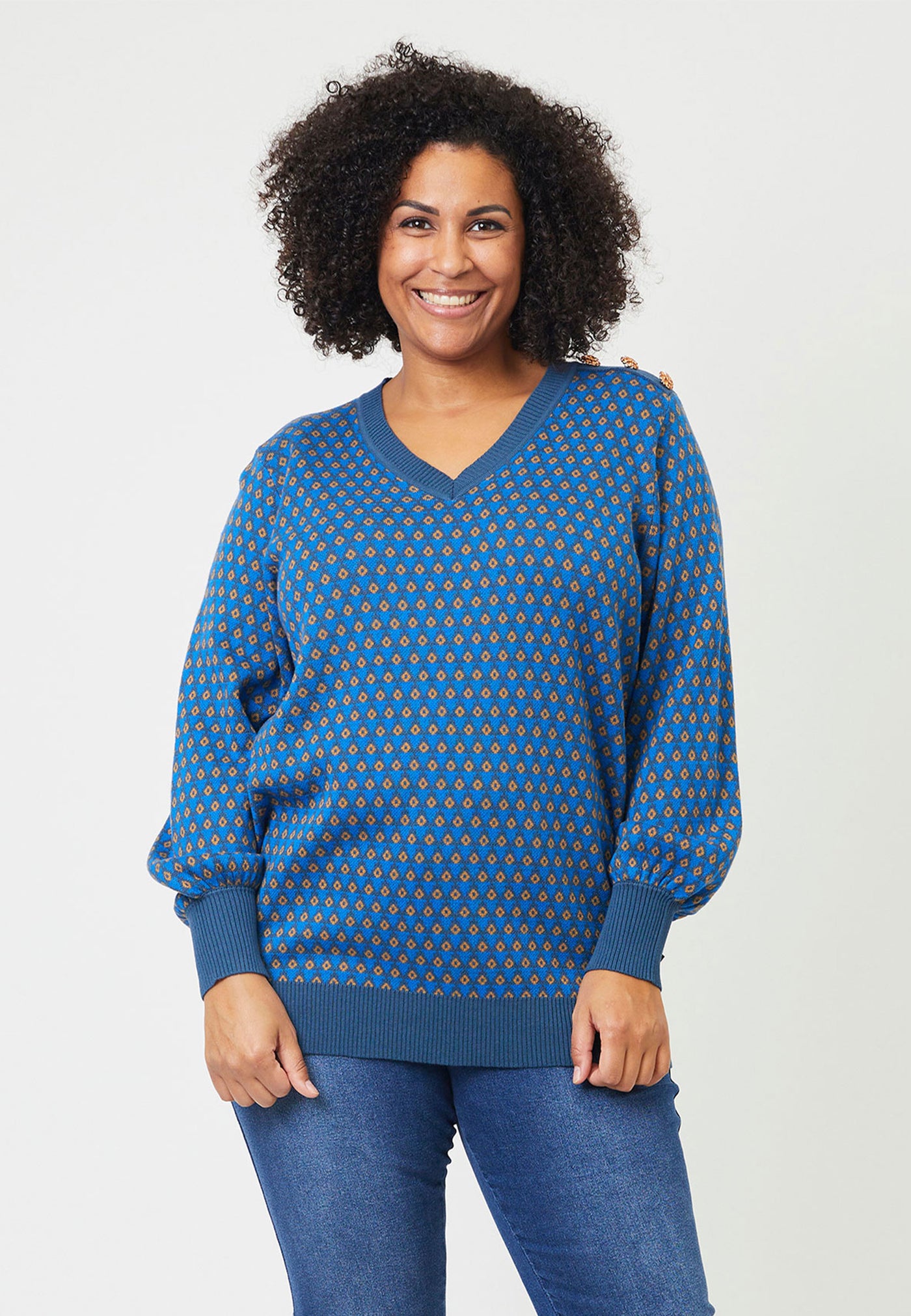 Adia ADAlma Knit Pullover 4709 Dark Peacok