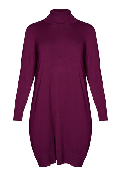 Adia ADAzar Knit Dress 6850 Aubergine pink