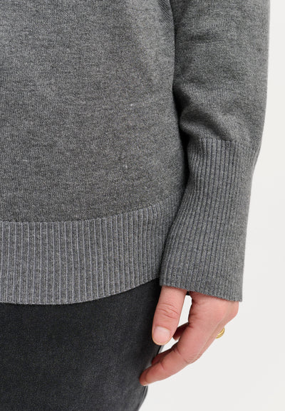 Adia ADAzelea Knit Pullover 9900 anthracite grey