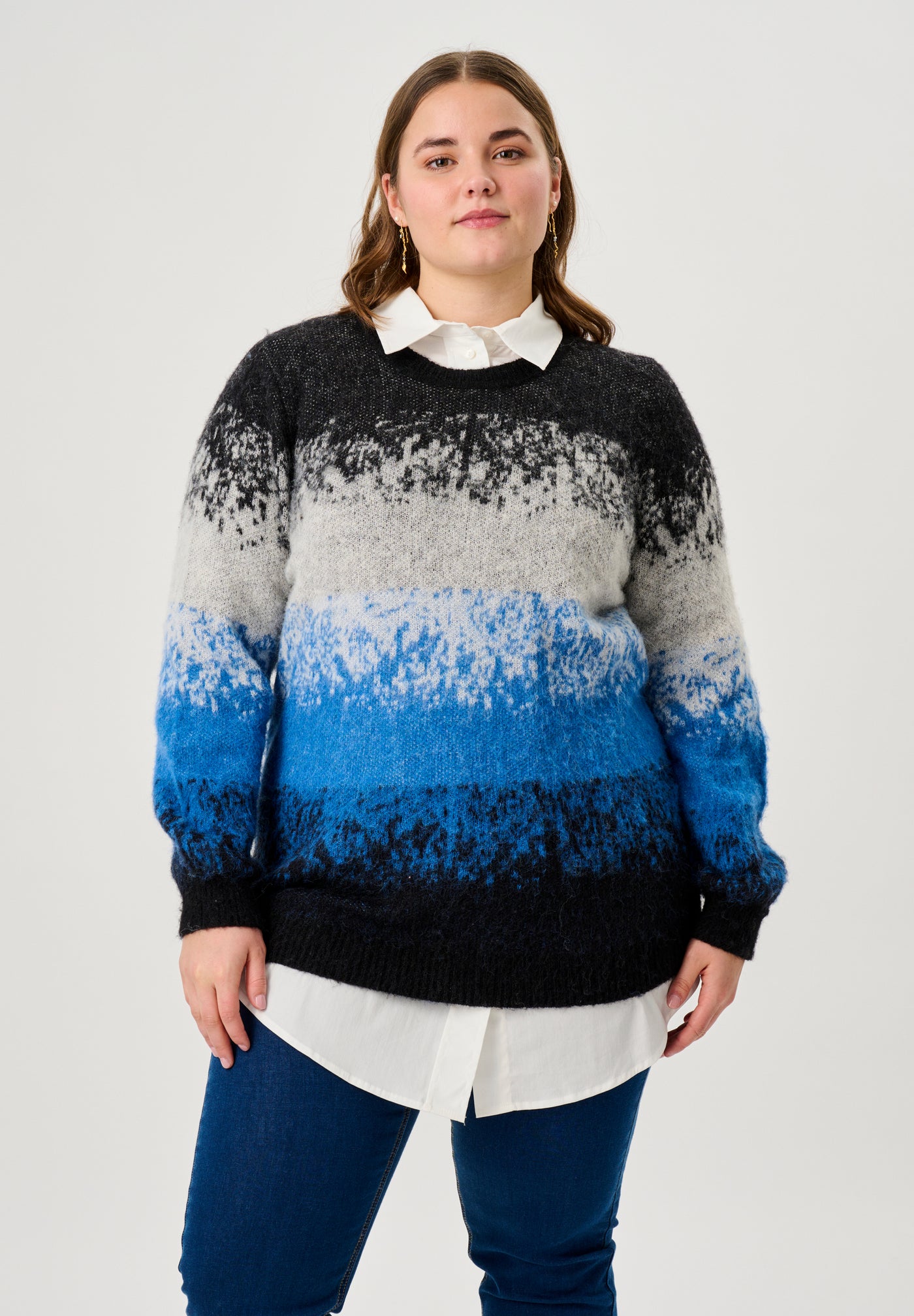 Adia ADGillian Knit Pullover 5750 sapphire blue