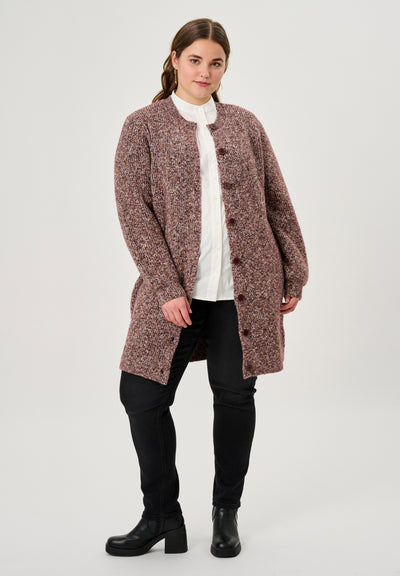 Adia ADGlenna Knit Cardigan 6850 Aubergine pink