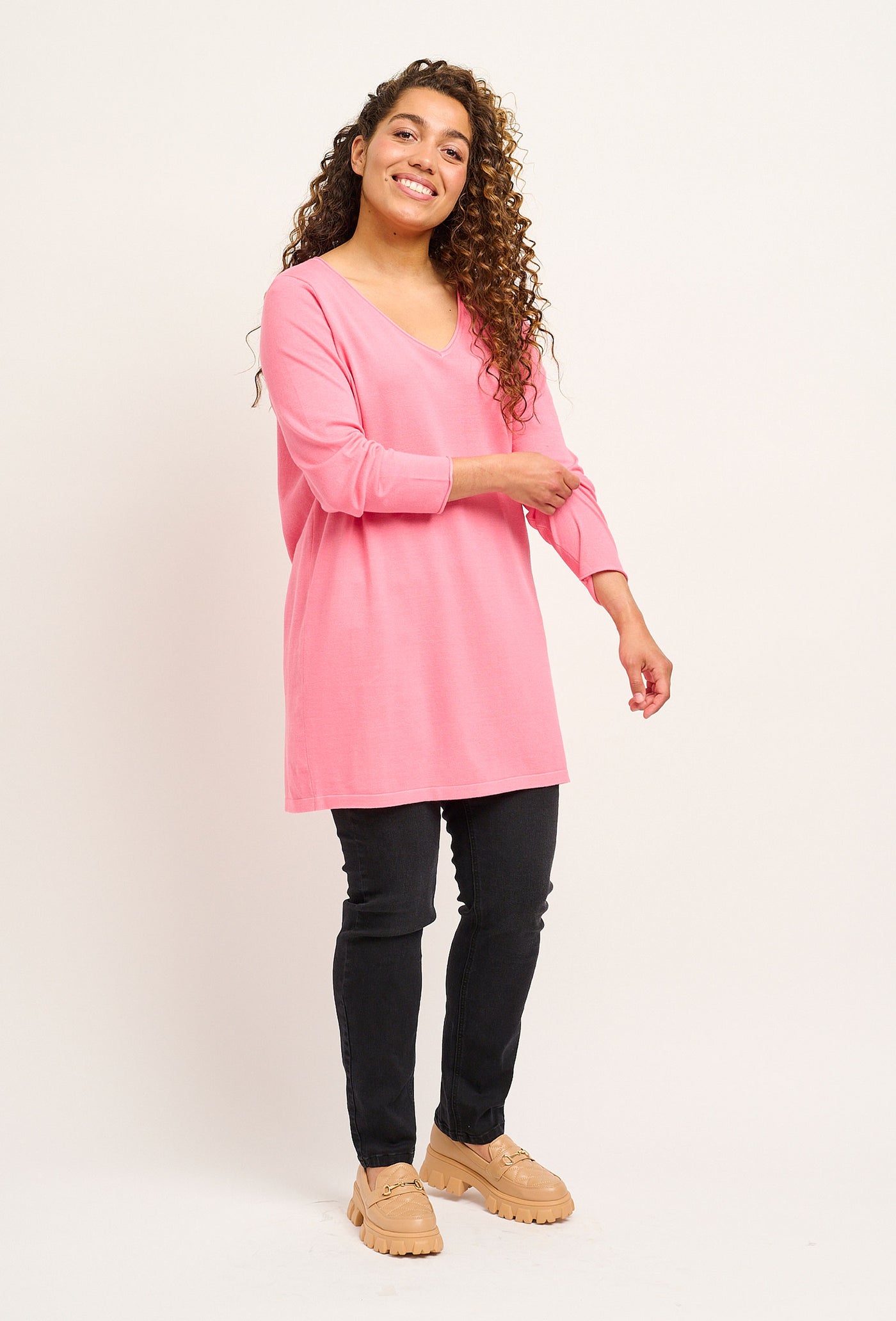 Adia ADSarah Knit Pullover 3546 Confetti Pink