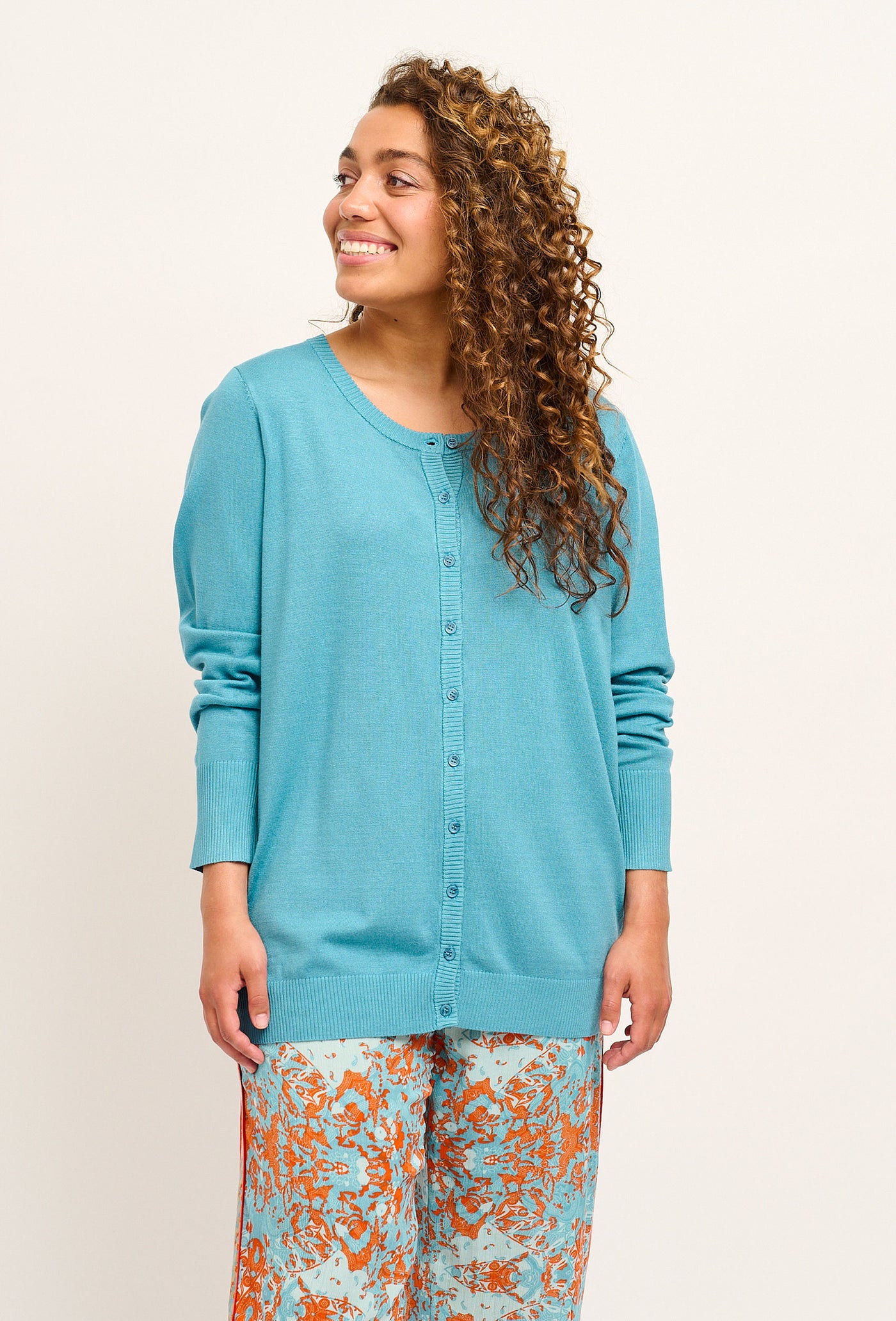 Adia ADSylivi Knit Cardigan 4724 Dolphin Blue