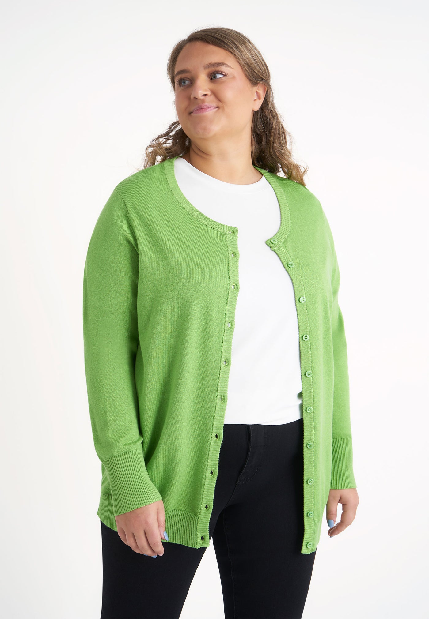 Adia ADSylivi Knit Cardigan 5636 Green Banana