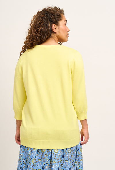 Adia ADSylvia Knit Pullover 2052 Lemon Limelight