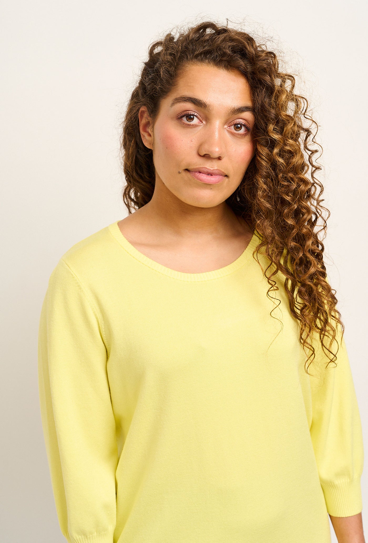 Adia ADSylvia Knit Pullover 2052 Lemon Limelight