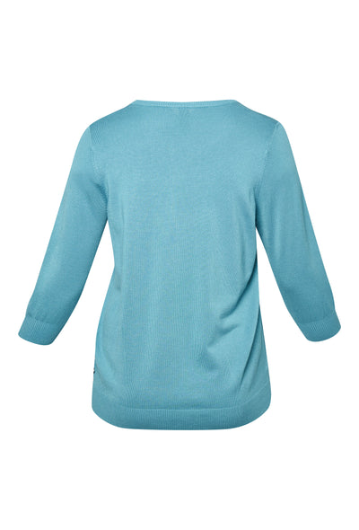 Adia ADSylvia Knit Pullover 4724 Dolphin Blue