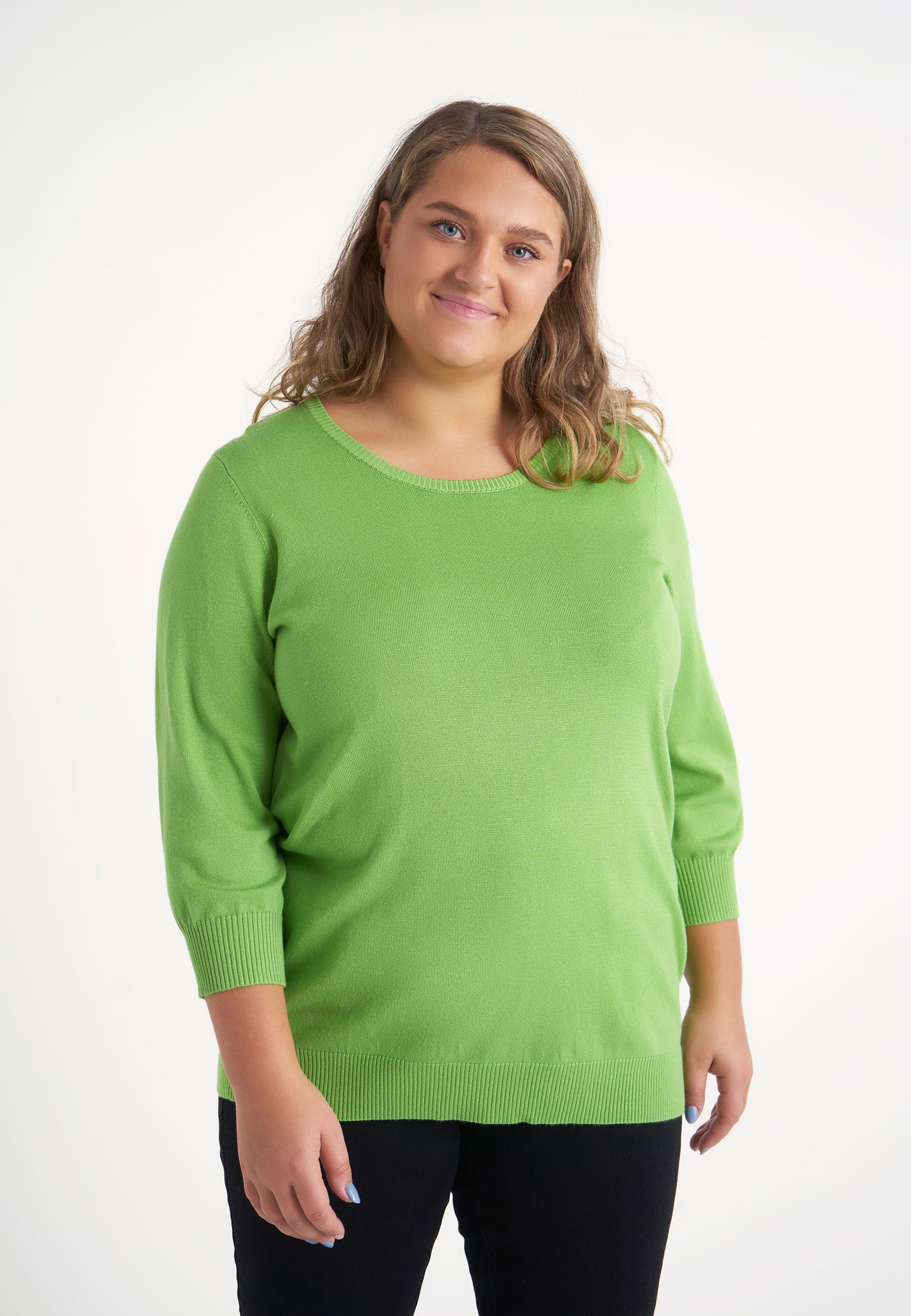 Adia ADSylvia Knit Pullover 5636 Green Banana