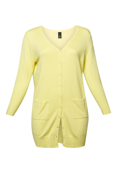 Adia ADSyverine Knit Cardigan 2052 Lemon Limelight