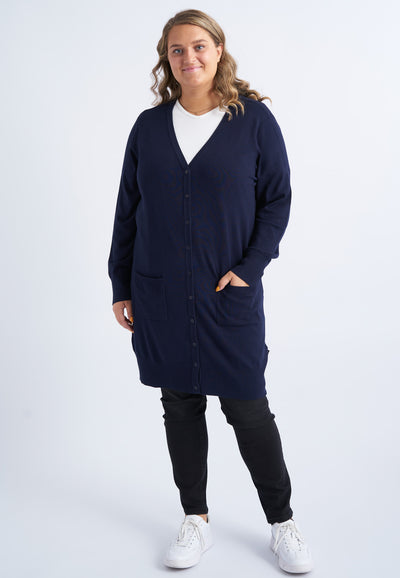 Adia ADSyverine Knit Cardigan 4711 Navy