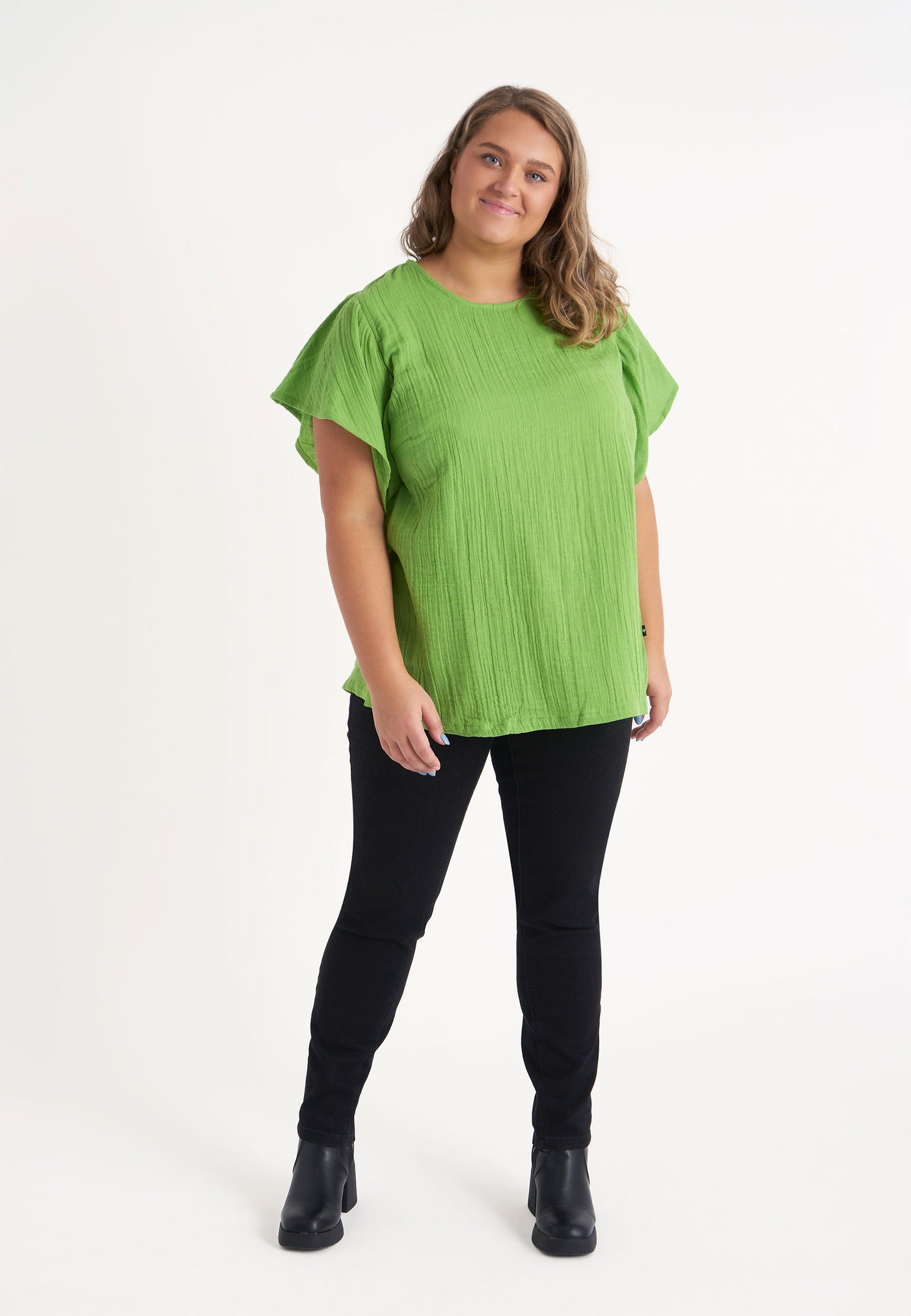 Adia Bergdis Skjortebluser 5636 Green Banana