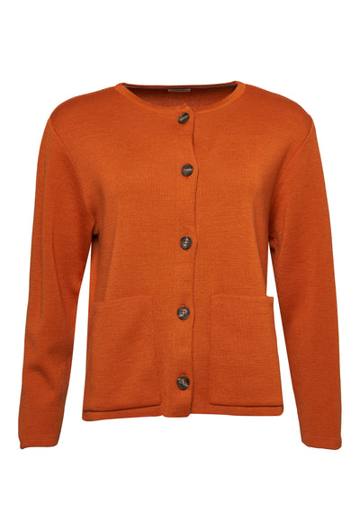 Lind Bolette Knit Cardigan 299 Orange