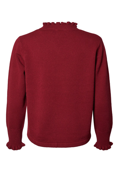 Lind Cassandra Knit Pullover 2655 ruby red