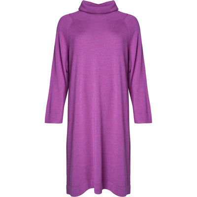 Lind Charlotte Knit Dress 205448 Hotensia purple melange