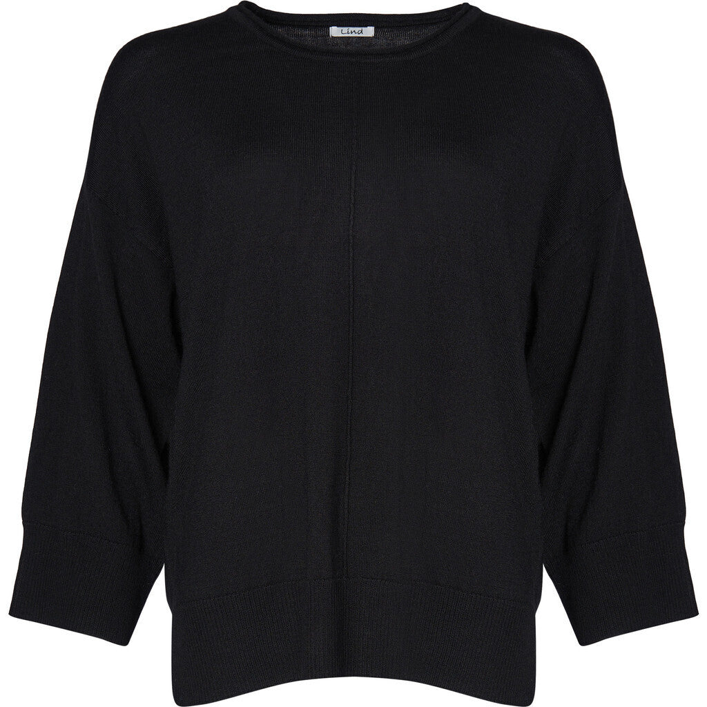 Lind Christel Knit Pullover 110 Black