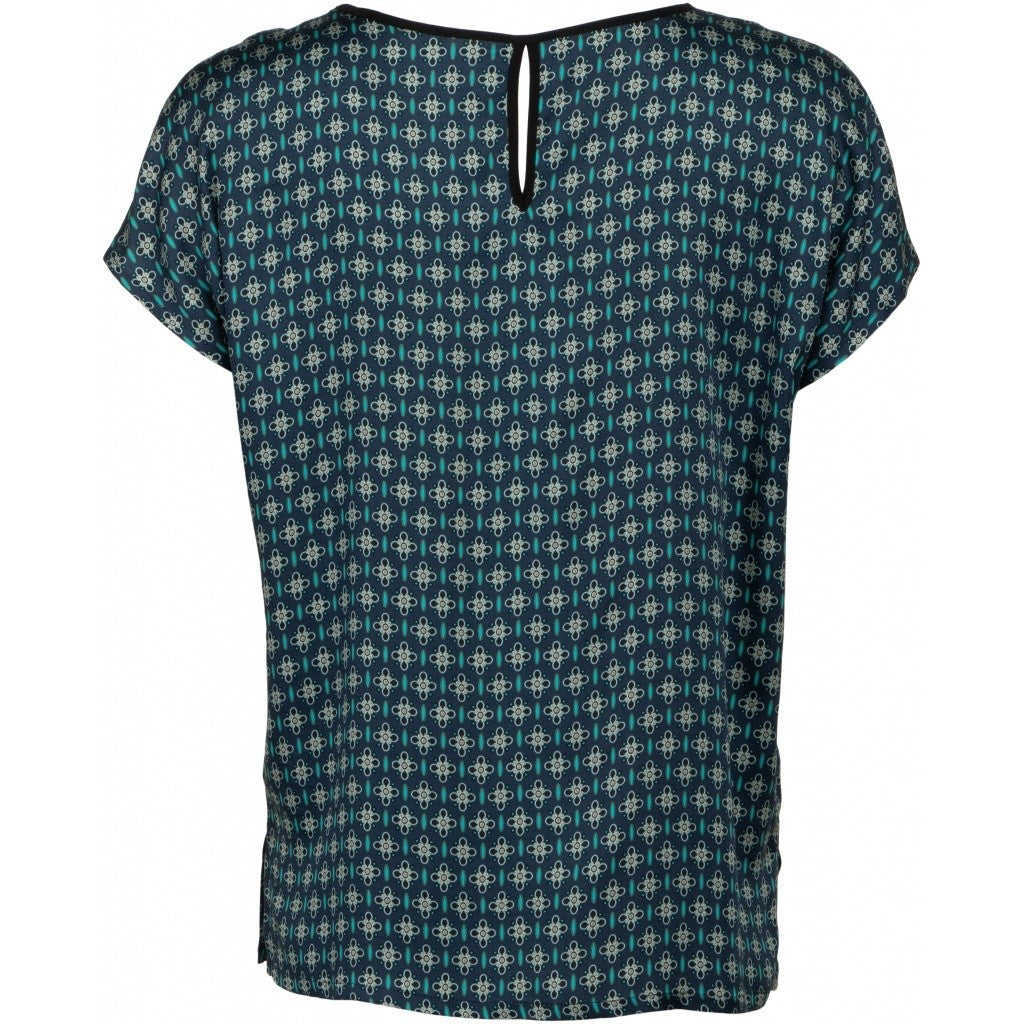 Elinette ELBlouse Bluser 1646 Deep Ocean