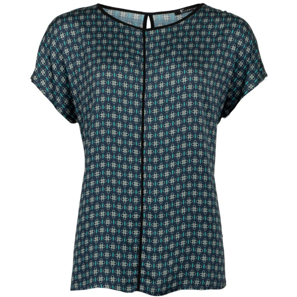 Elinette ELBlouse Bluser 1646 Deep Ocean