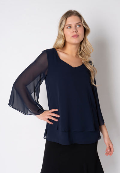 Elinette ELCamma Bluser 5999 NAVY BLUE