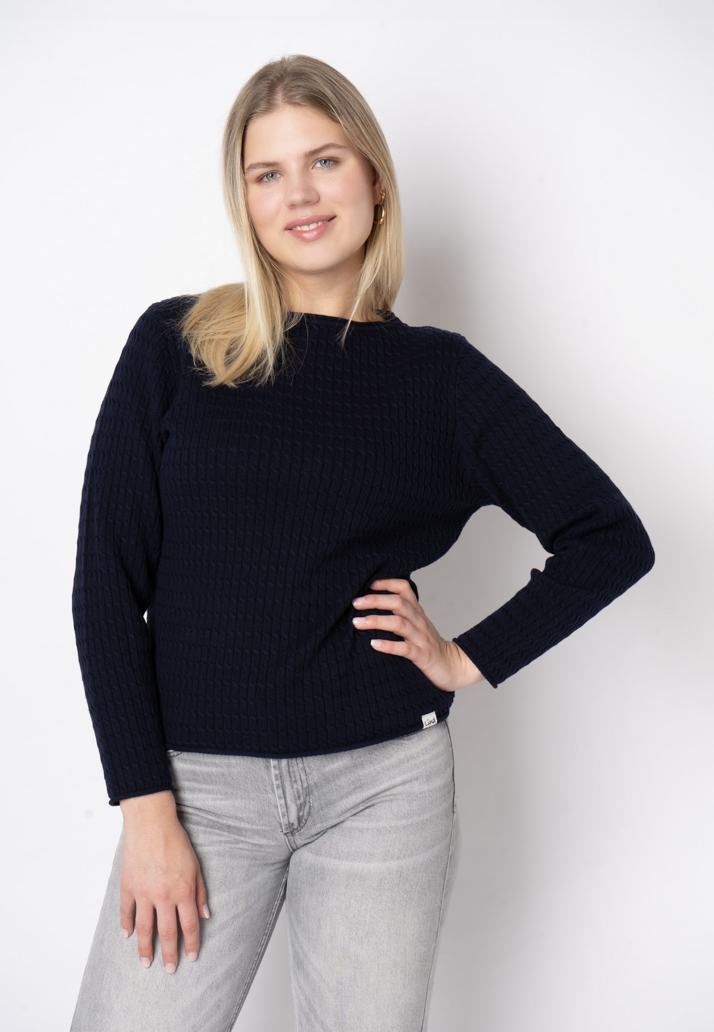 Lind ETAchaia Knit Pullover 060 Navy