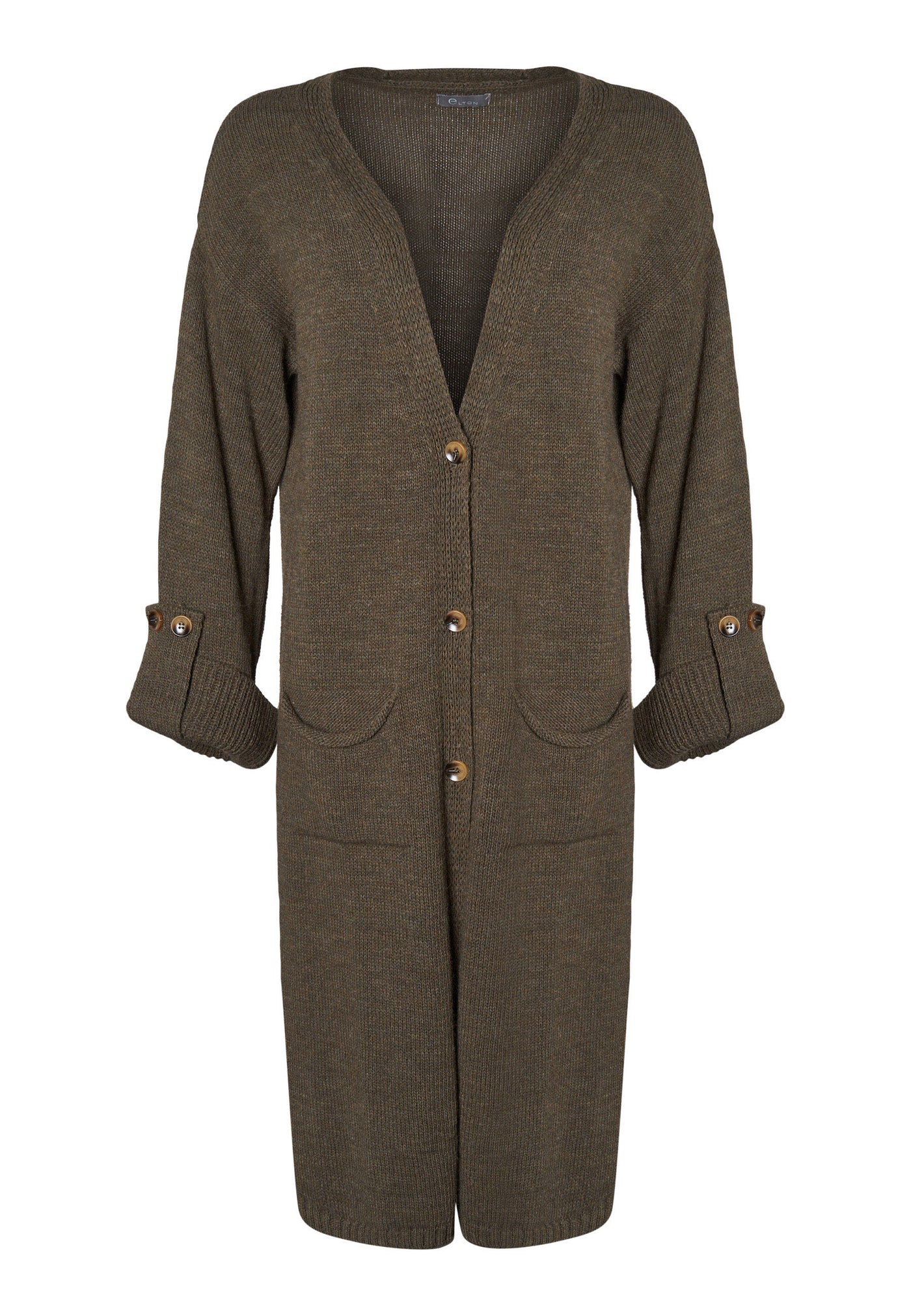 Elton ETFilipa Knit Cardigan 3620 Forest Green