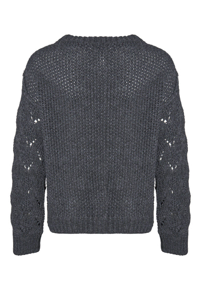 Elton ETFine Knit Pullover 9950 DARK GREY MELANGE