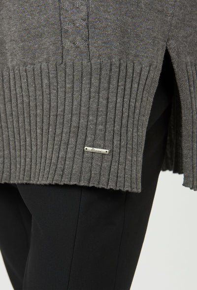 Elton ETFune Knit Pullover 089 Grey Melange