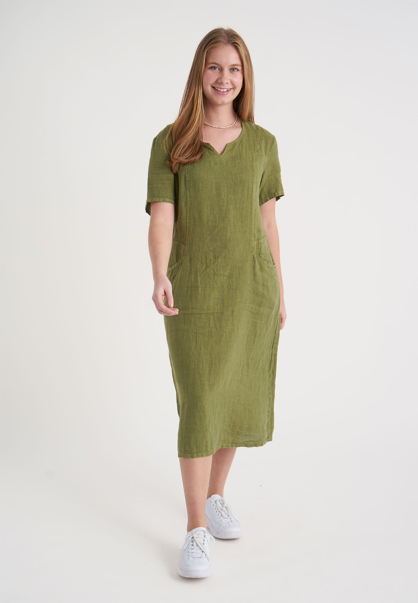 Elton ETHeddi Kjoler 062 Olive green