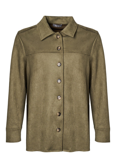 Elton ETRanva Skjortebluser 3502 Dusky Moss Green