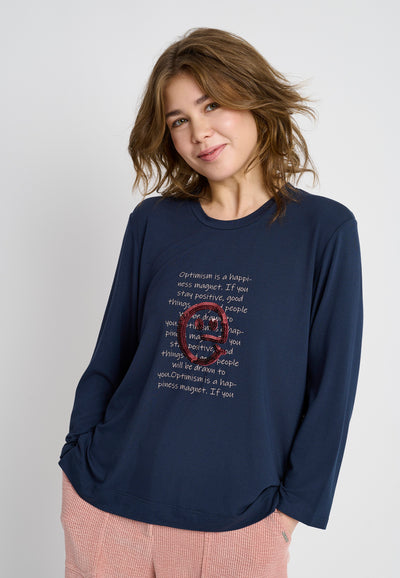 Elton ETSmille T-Shirt 5999 NAVY BLUE