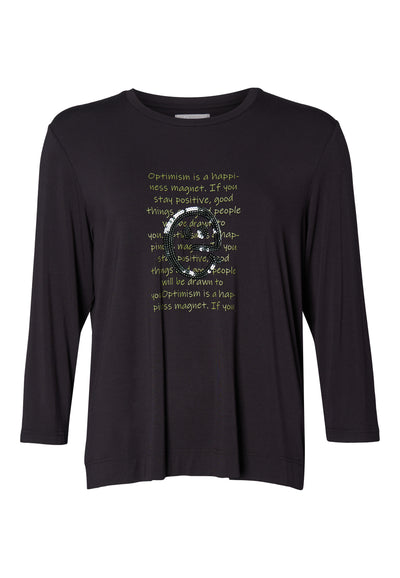 Elton ETSmille T-Shirt 9999 BLACK