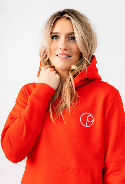 Polman Hoodie Sweatshirt 136 Red