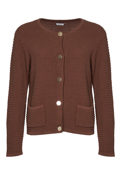 Lind LiAmalie Knit Cardigan 1500 BROWN