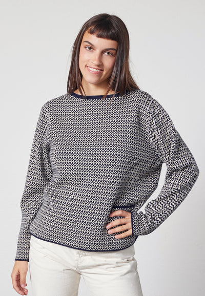 Lind LiChrista Knit Pullover 5999 NAVY BLUE