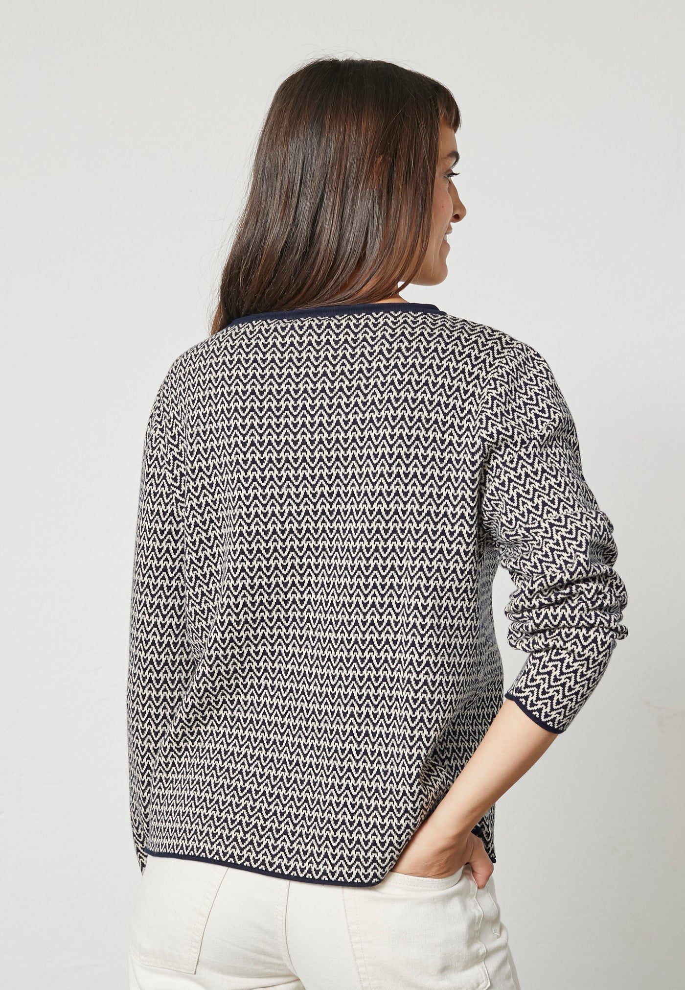 Lind LiChrista Knit Pullover 5999 NAVY BLUE