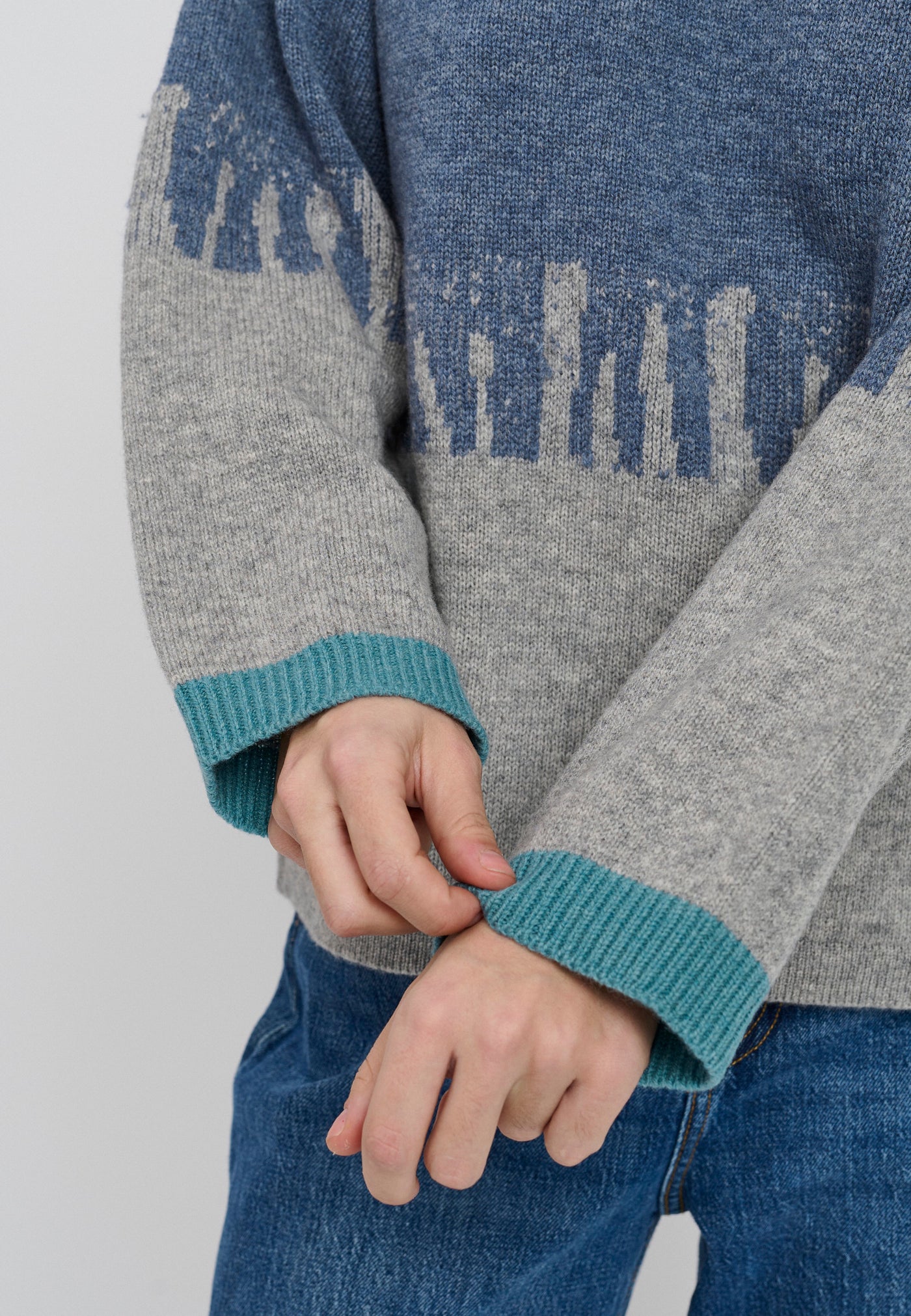 Lind LiCora Knit Pullover 5650 blue melange