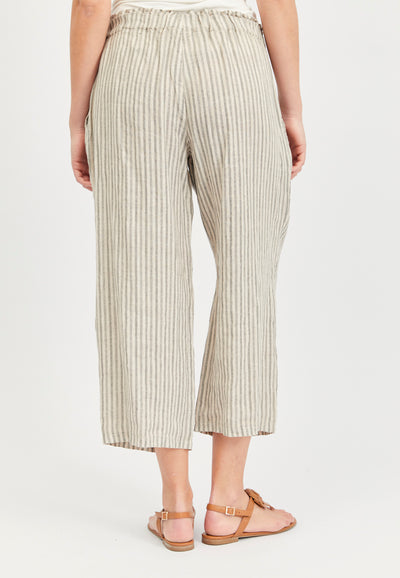 Lind LiDagny Bukser 504 Sand Stripe