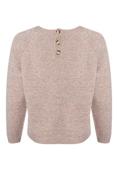 Lind LiEva Knit Pullover 1321 light brown melange