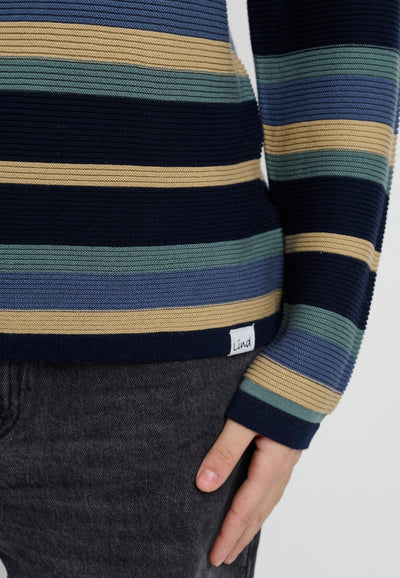 Lind LiFaya Knit Pullover 5999 NAVY BLUE