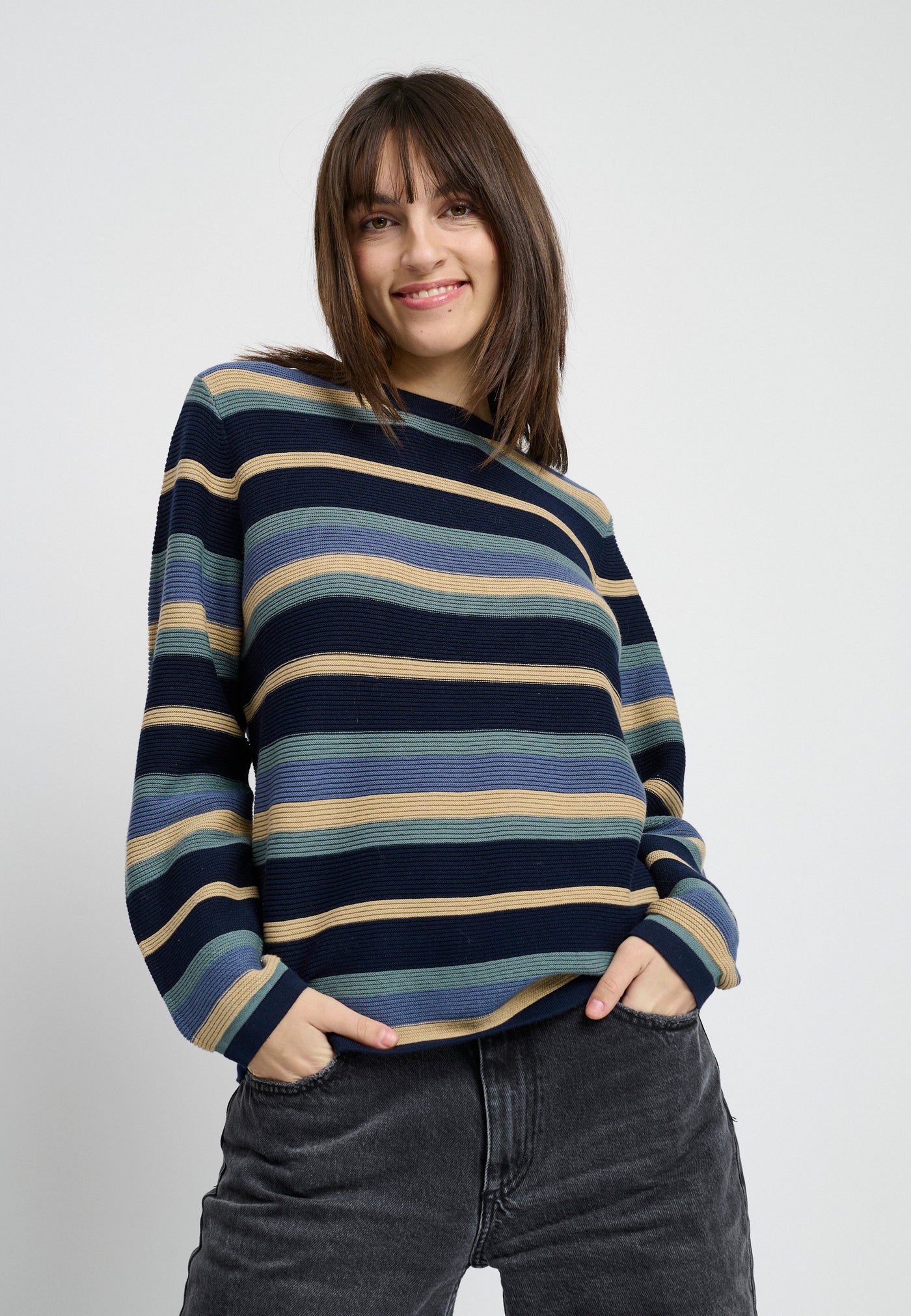 Lind LiFaya Knit Pullover 5999 NAVY BLUE