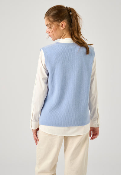 Lind LiFika Knit Pullover 5002 Light Blue Melange