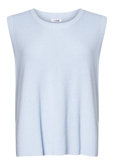 Lind LiFika Knit Pullover 5002 Light Blue Melange