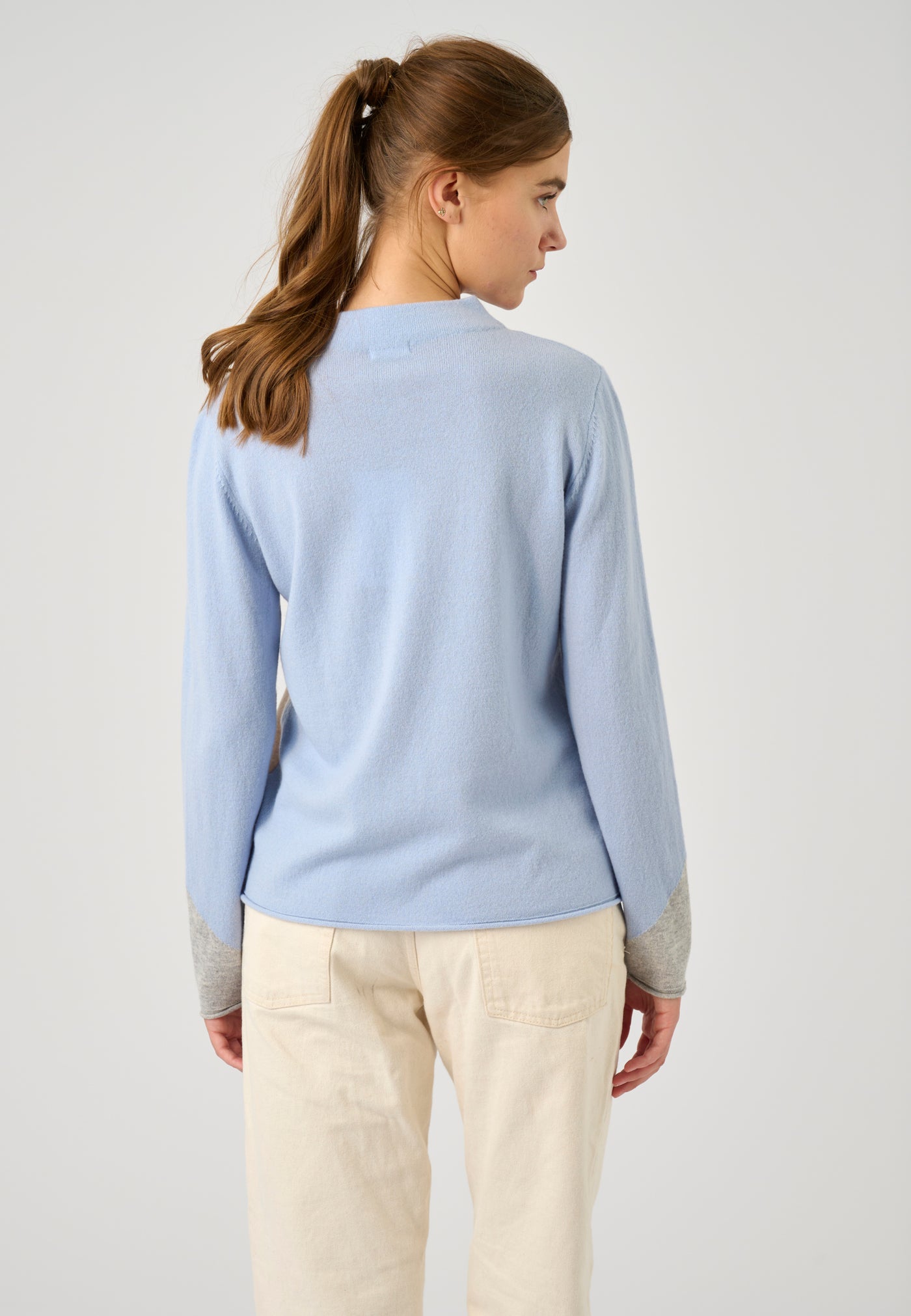 Lind LiFilica Knit Pullover 5002 Light Blue Melange