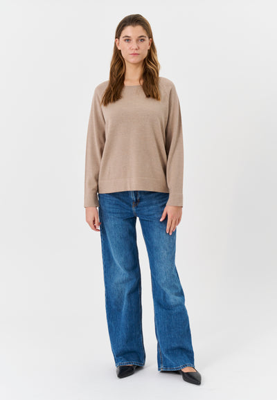 Lind LiKarin Knit Pullover 1660 camel melange