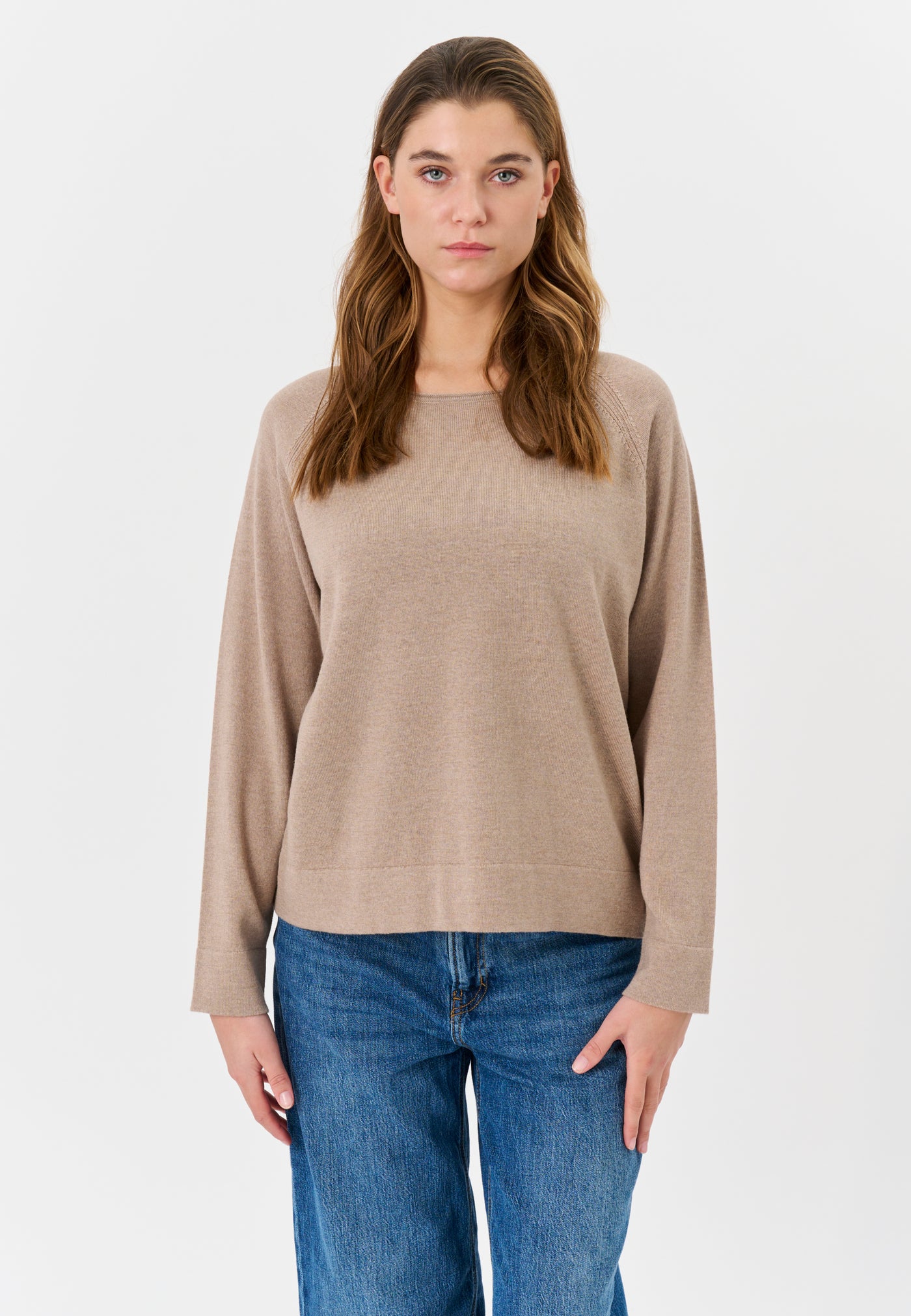 Lind LiKarin Knit Pullover 1660 camel melange