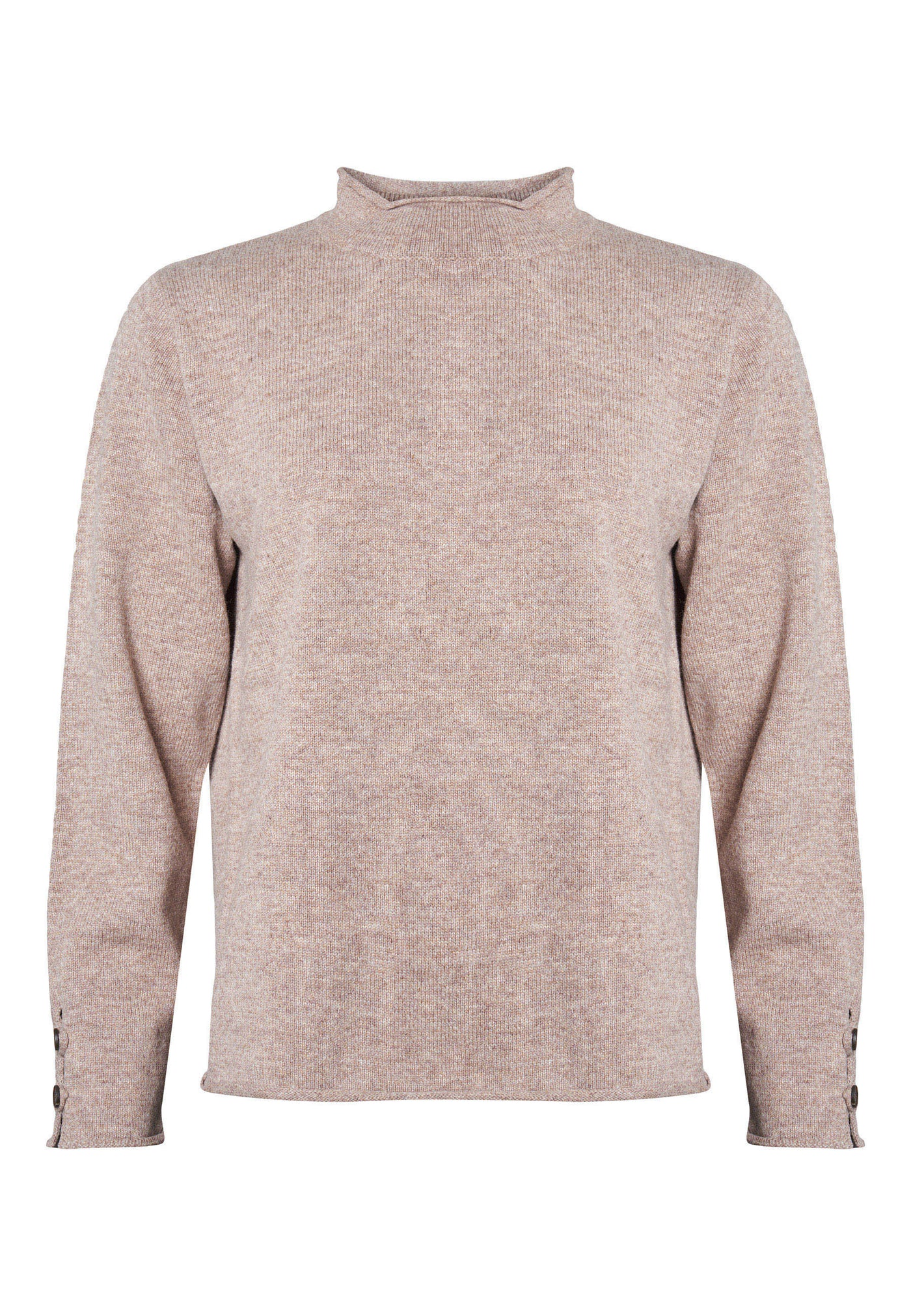 Lind LiKathlyn Knit Pullover 1321 light brown melange