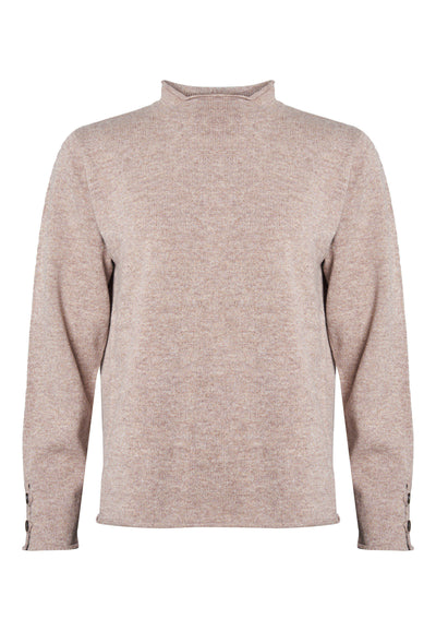 Lind LiKathlyn Knit Pullover 1321 light brown melange