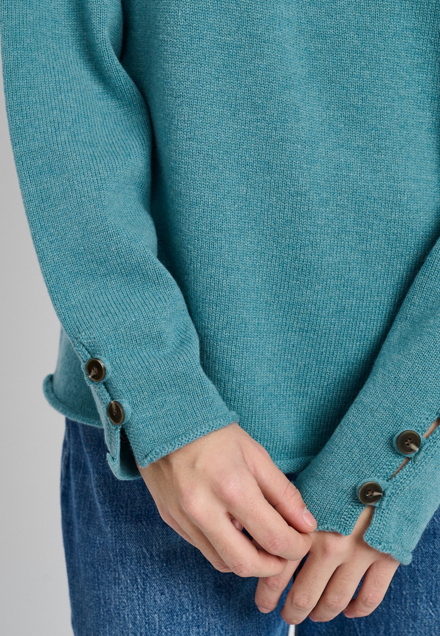 Lind LiKathlyn Knit Pullover 3111 dusty aqua