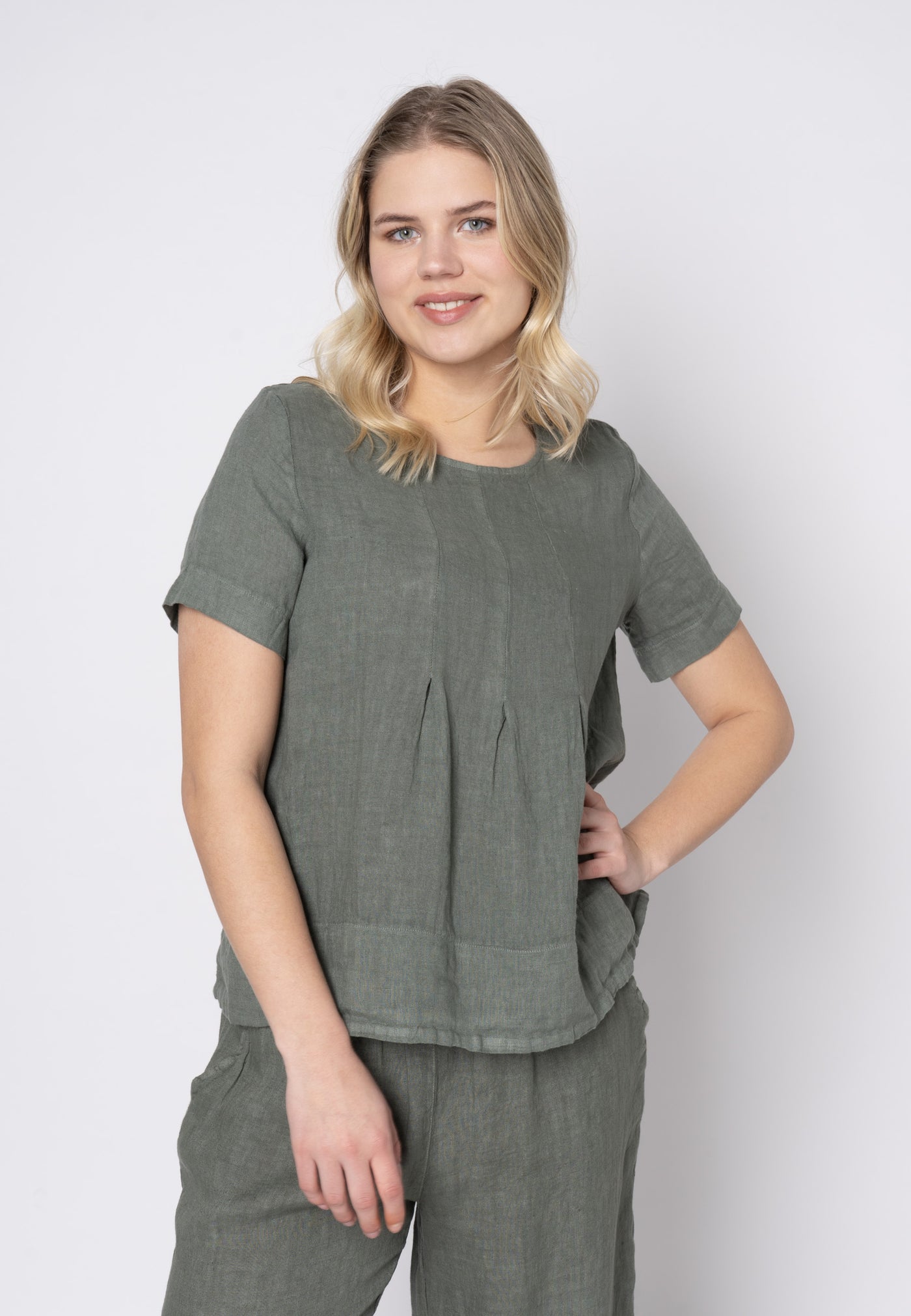 Lind LiLima Bluser 3900 Army Green