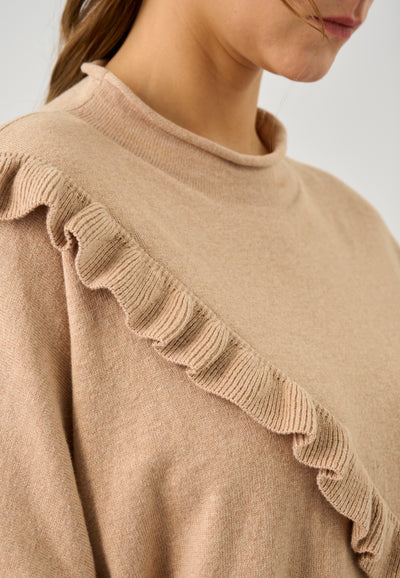 Lind LiLisbet Knit Pullover 1220 light camel melange